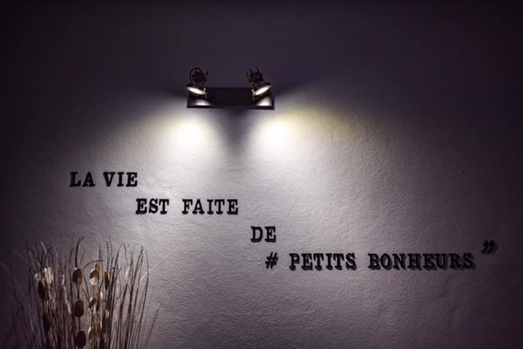 La vie est faite de petits bonheurs