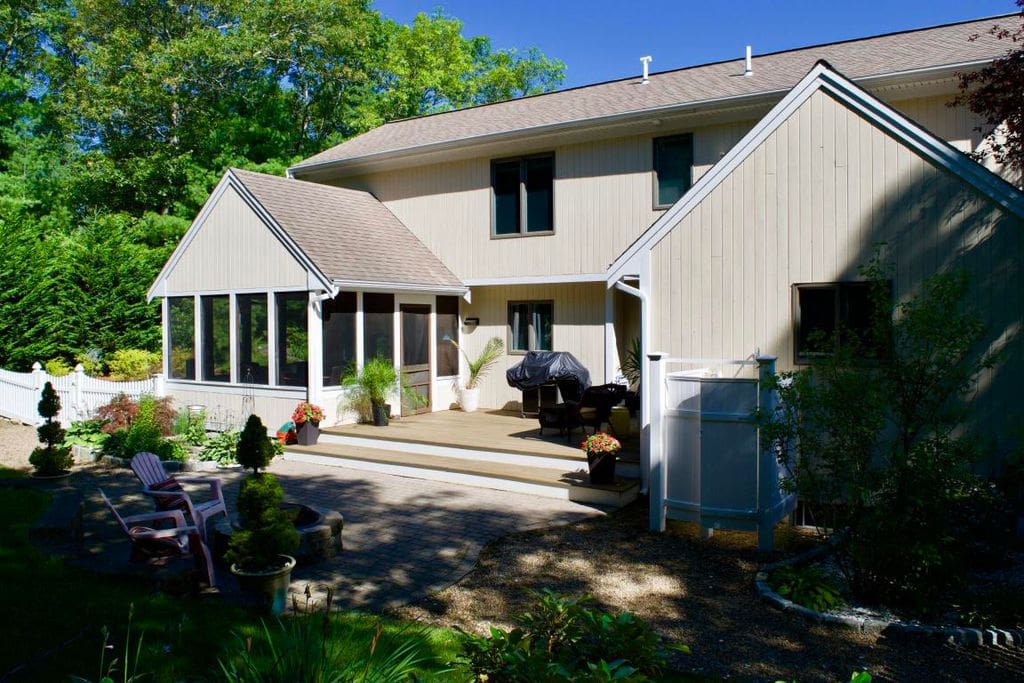 Private back yard