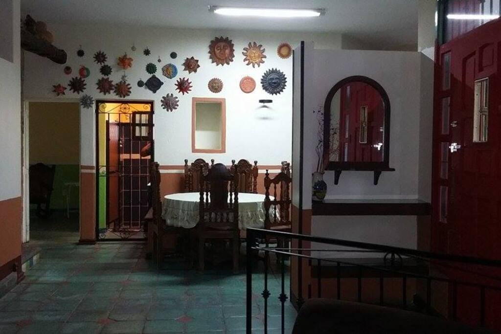 Vista desde la sala de t.v.