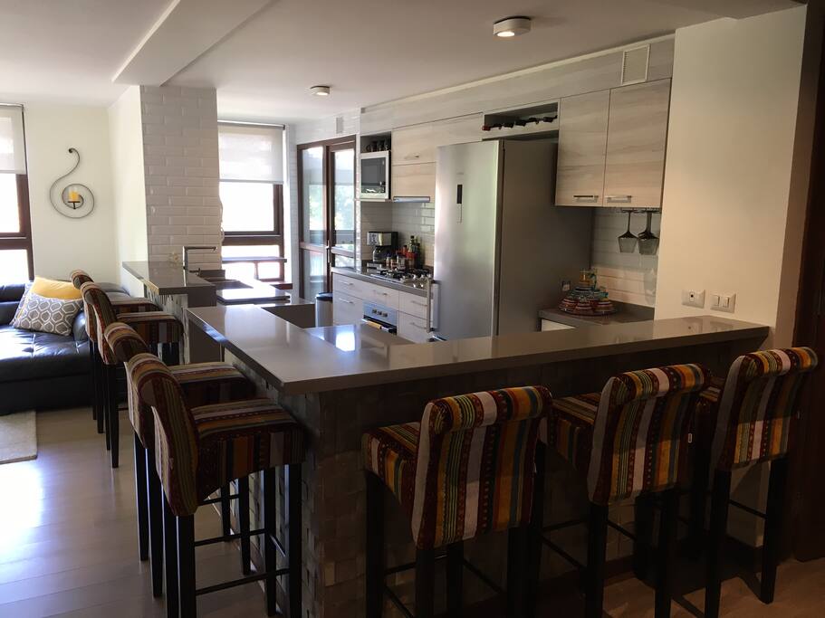 You're going to love cooking in the open kitchen!