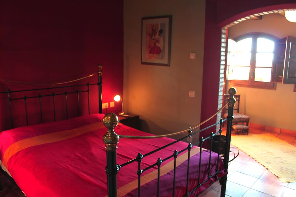 The Red Room - door to terrace