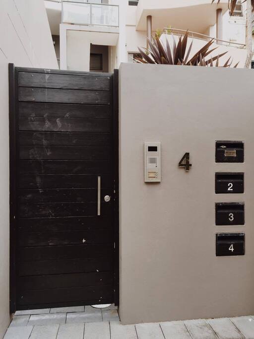 Apartment Complex Gate // Security Intercom & Camera