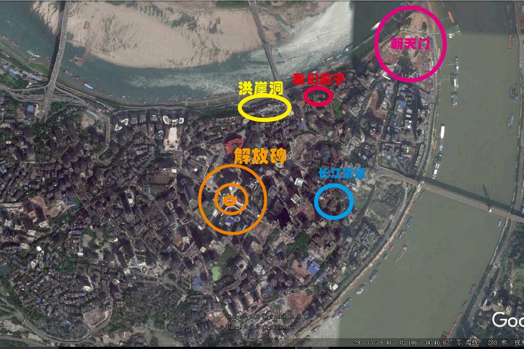 听说我们房子定位到江里面去了 放个位置图方便亲们查看