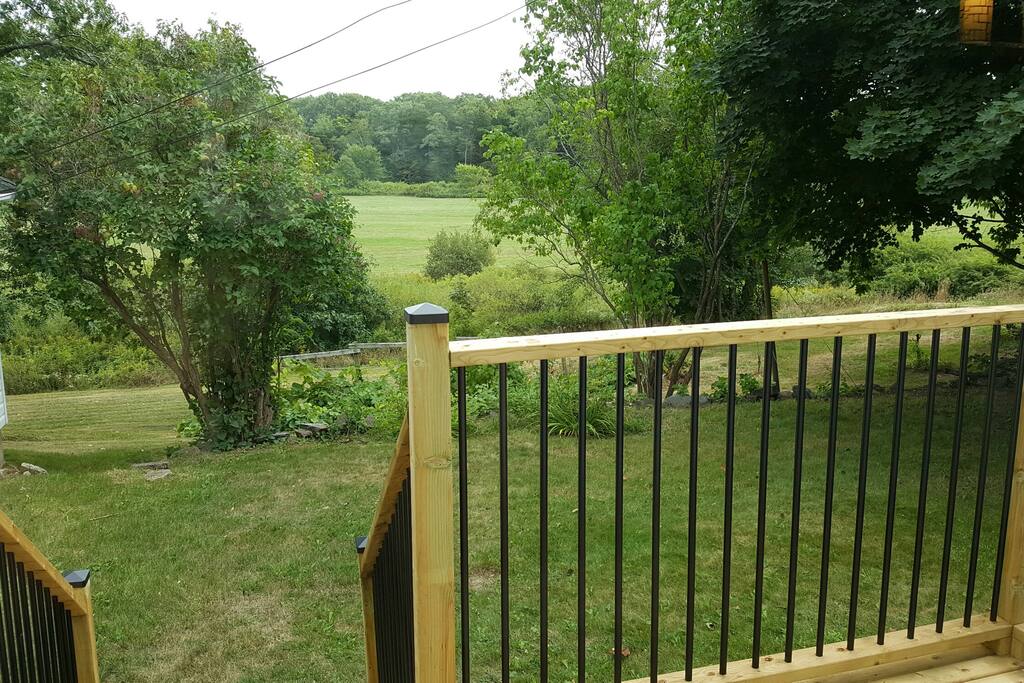 Back deck & view
