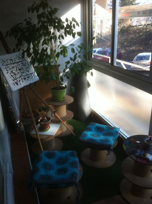 Loggia espace fumeur