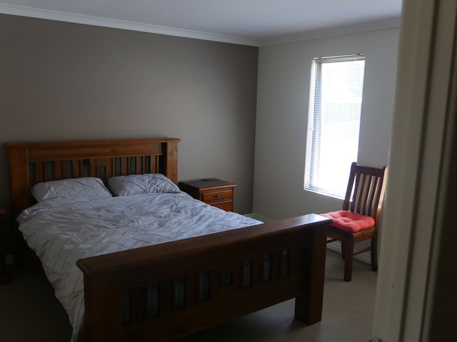 Master Bedroom with Large Comfortable Bed