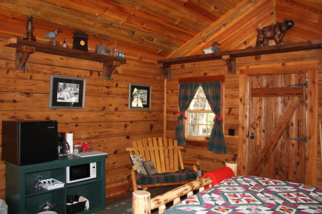 Handcrafted Queen Log Bed, locally made