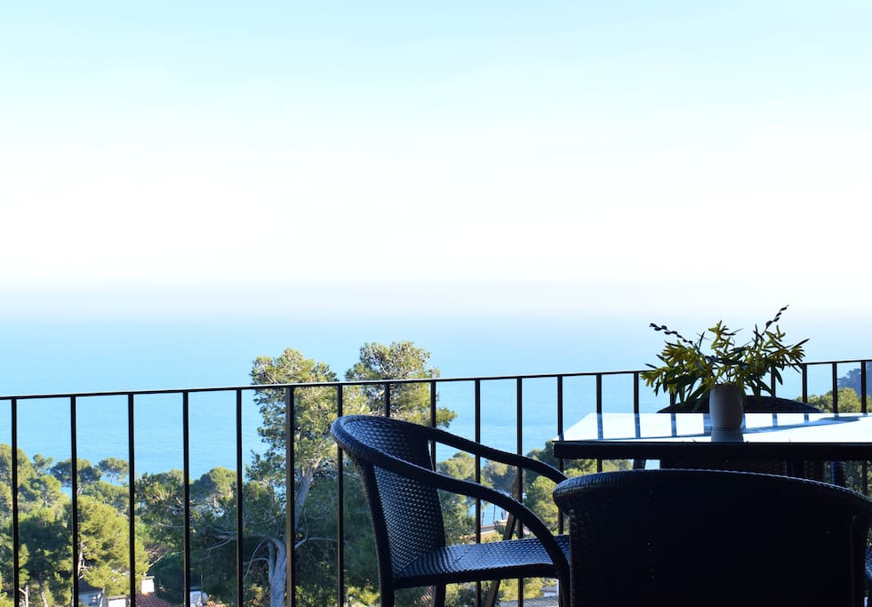 Views from the outdoor dining area