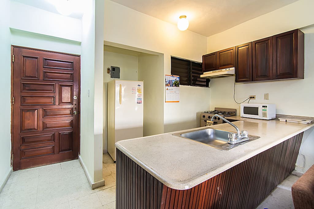 Help yourself to breakfast and cook lunch and dinner whenever is convenient.