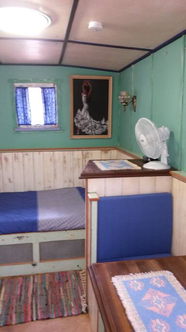 Built in Bed and table setting