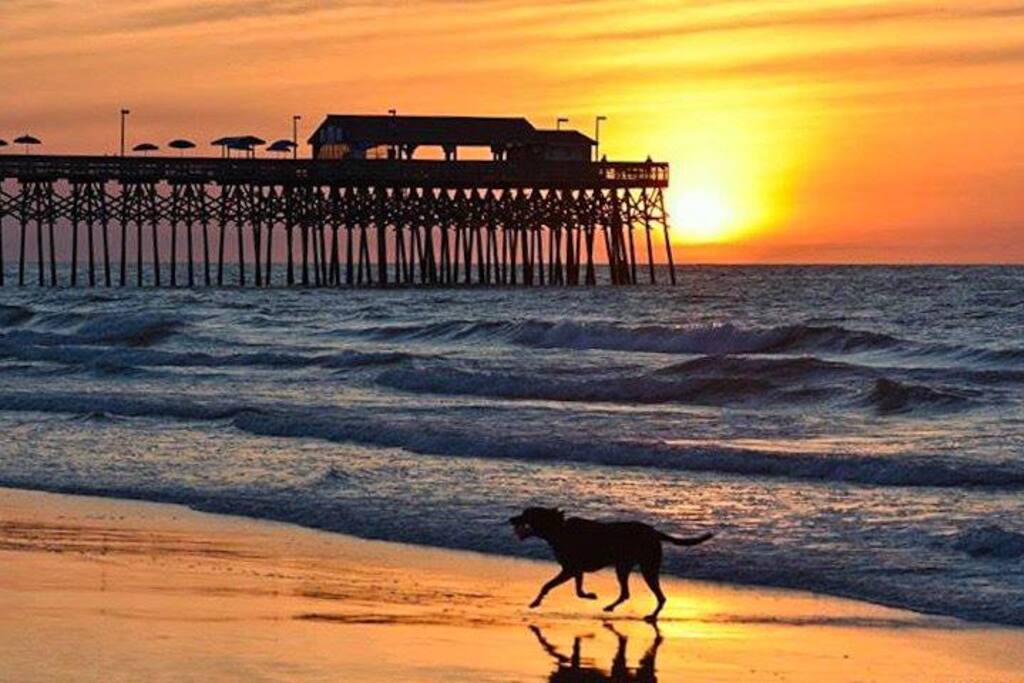 Garden City Beach and Pier 3 miles.