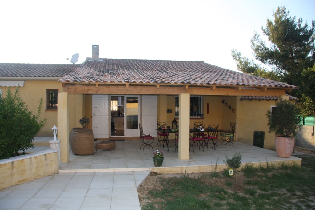 Terrasse couverte