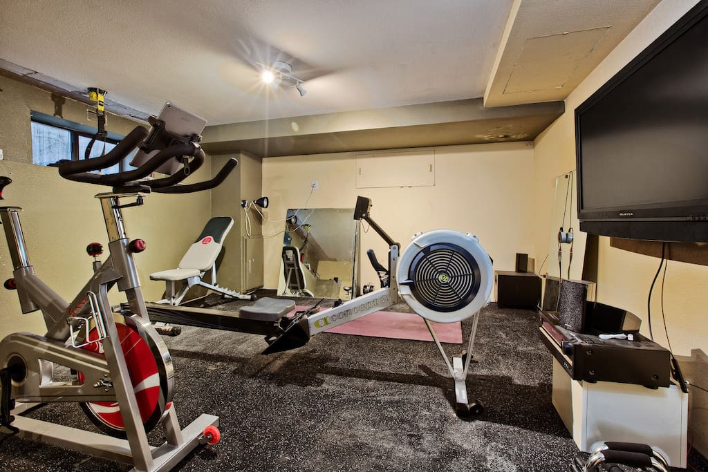 Guests can access home gym