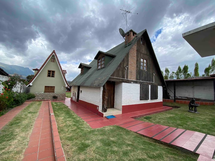 Blue, beautiful cottages, kitchen, parking lot Cabins for Rent in Cotacachi, Imbabura, Ecuador