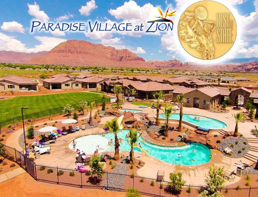 Paradise Village Zion Villa with a View! Townhouses for Rent in Santa