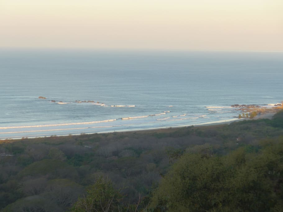 Check out the surf before you leave in the morning. View from the outdoor living area looking north towards Pelada