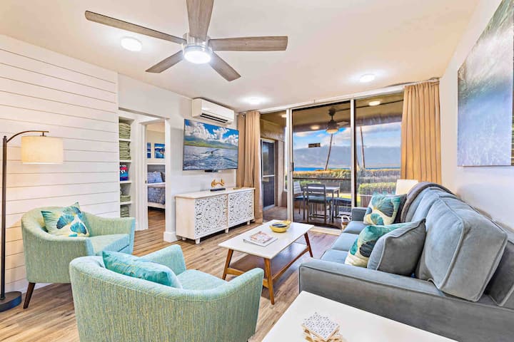 Amazing Ocean/beach Front, Pool Side, Ground Floor Remodeled 2 Bdr 2 Bath Condo - Maui, HI