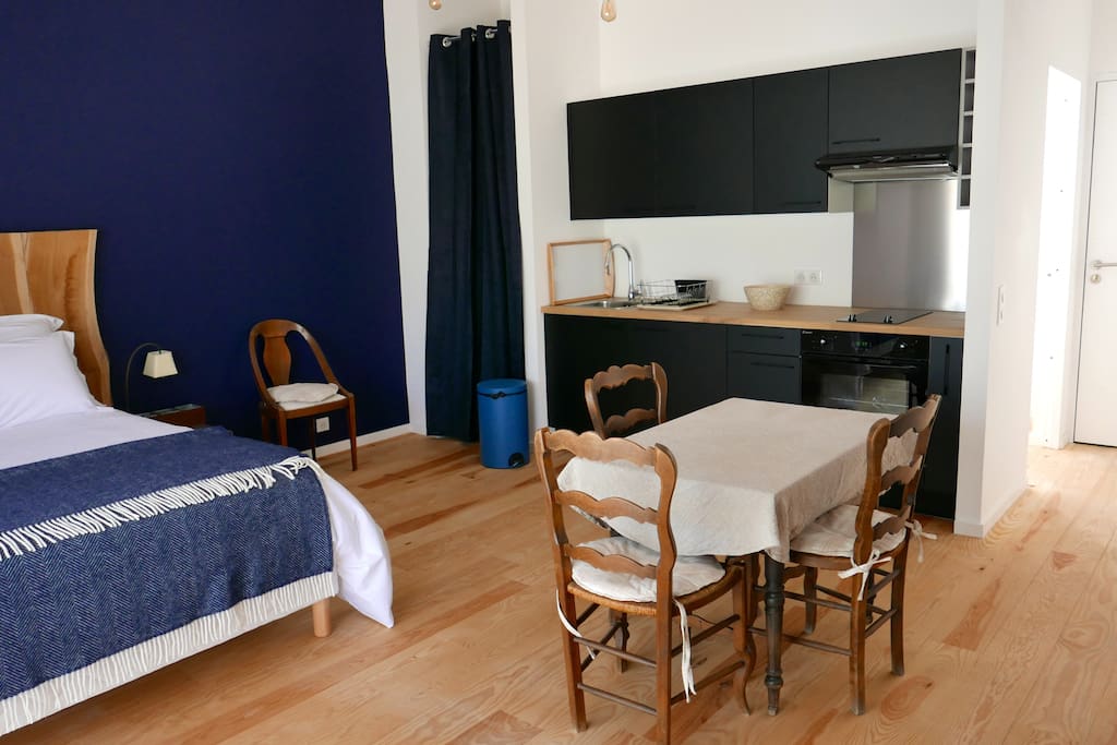 Le gîte bleu.