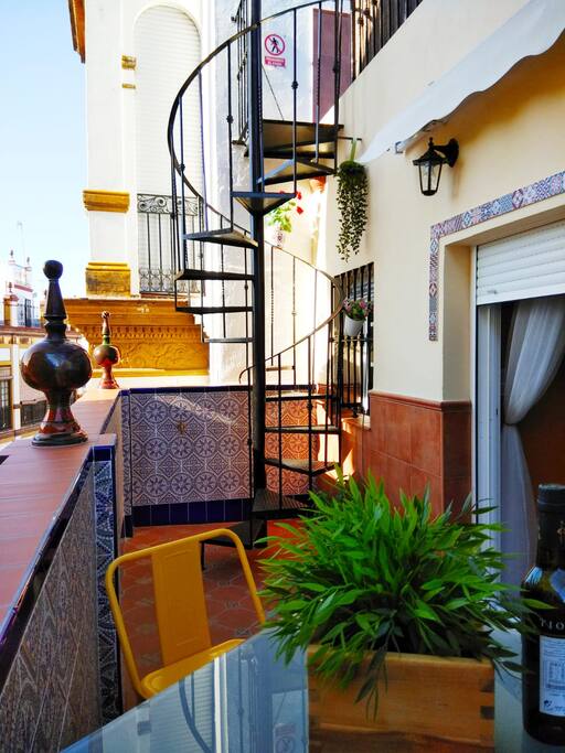 Terraza con vistas