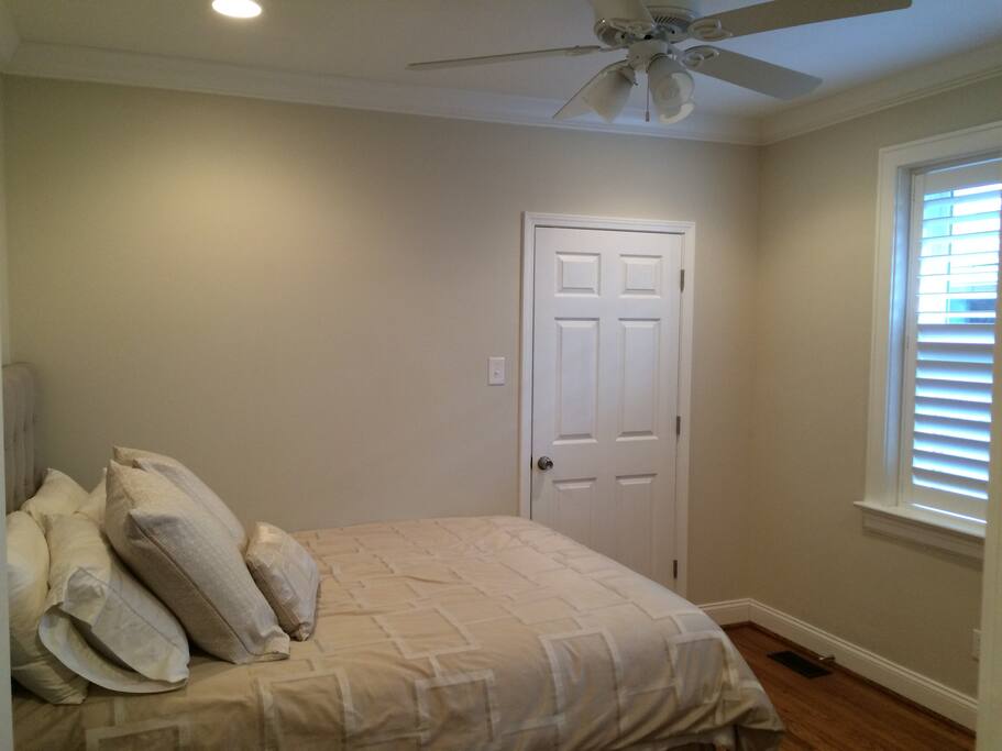 Downstairs Bedroom
Private closet
