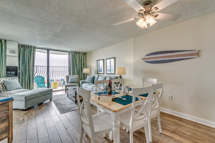 3br Direct Oceanfront Condo In The Palms - Myrtle Beach