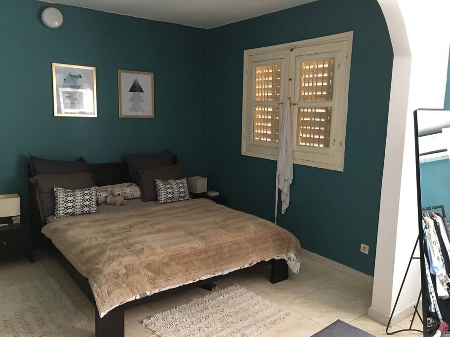 Main bedroom with AC