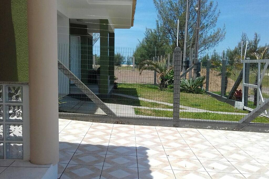 Foto em direção ao mar
