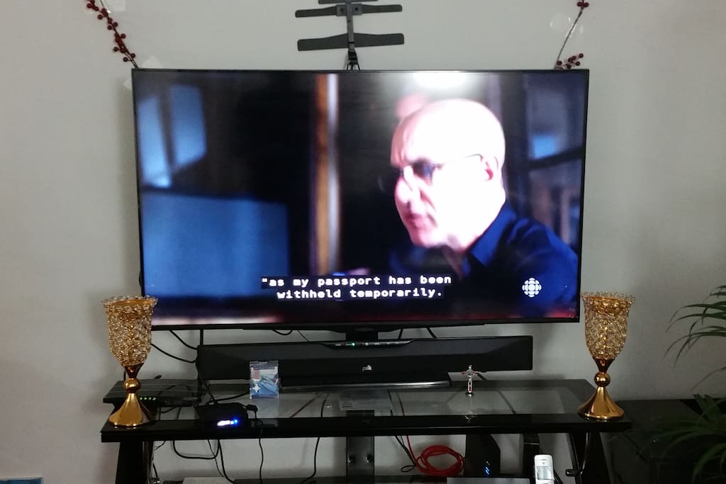TV flat screen + Channel World