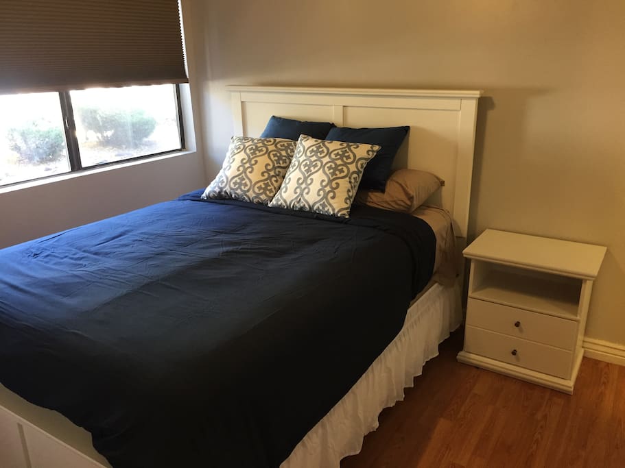 Queen bedroom with private bath attached