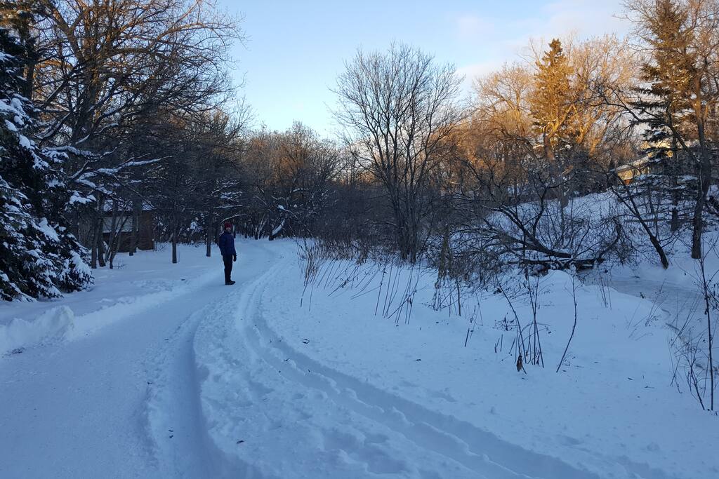This beautiful park is only a five minute walk from the house