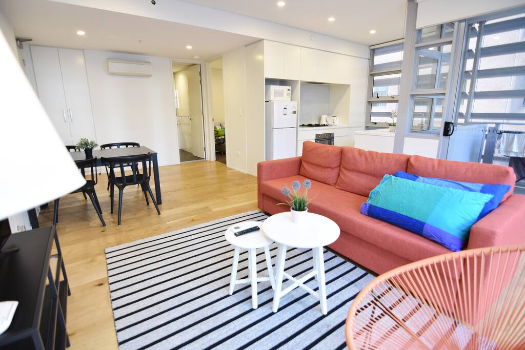 A comfy living area.