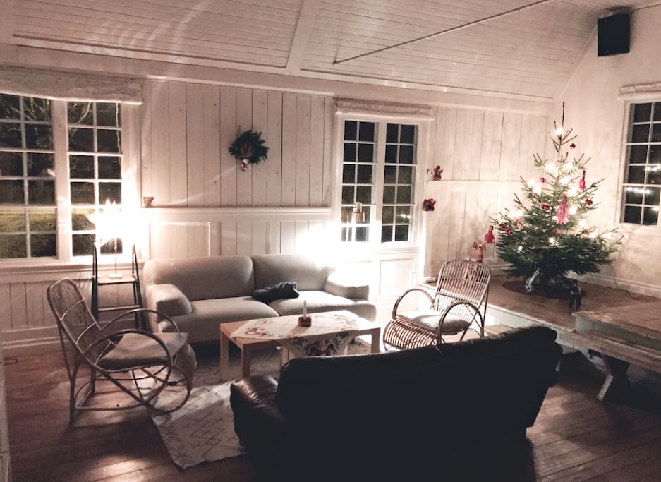 Christmas ambience in the living room