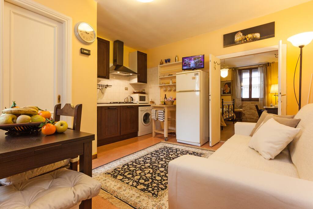 Unique Airbnb Rome Apartments with Simple Decor