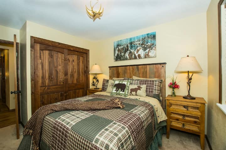 Comfy queen with large closet