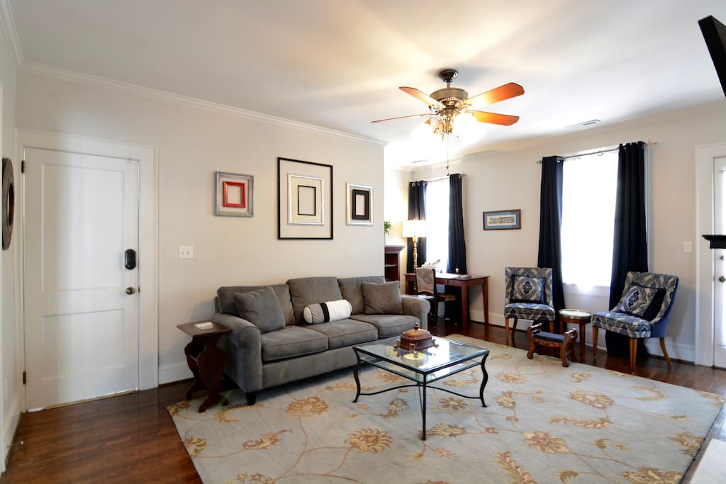 Living Room (with Queen Sleeper Sofa & 50" HDTV)