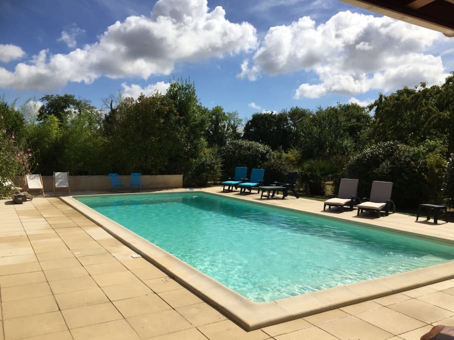 The pool and patio were completely renovated in 2016 - You will share the pool with the owners. 11m x 5m