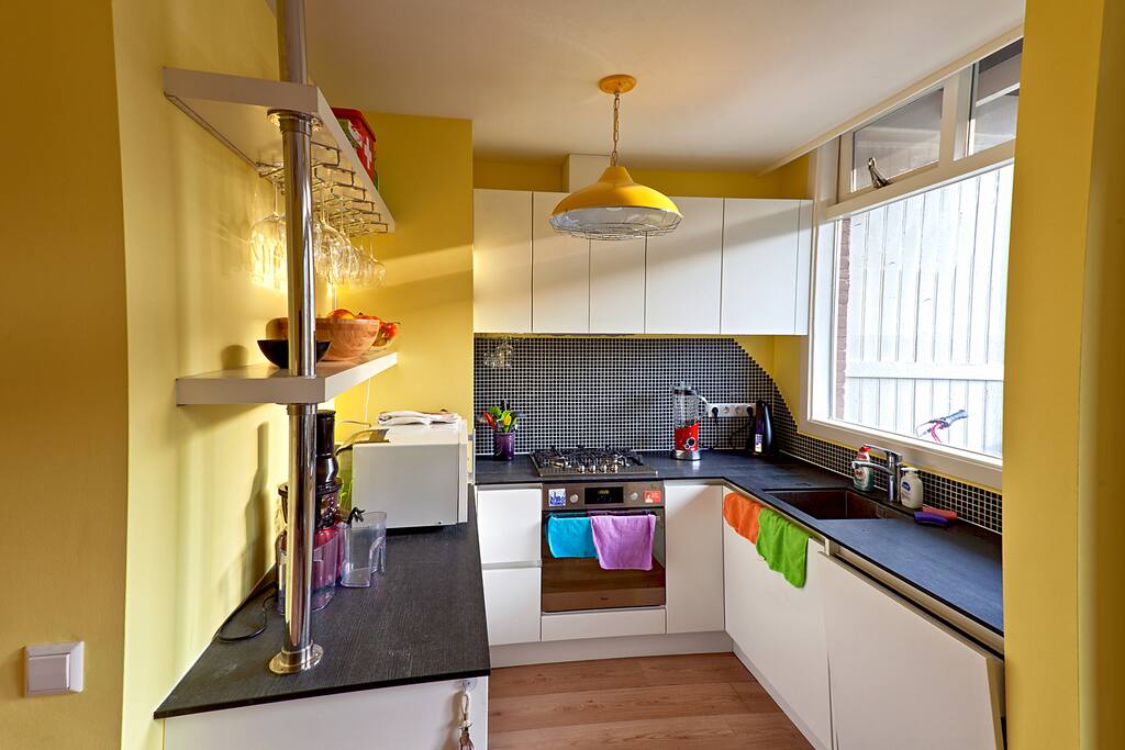Open kitchen view during daytime