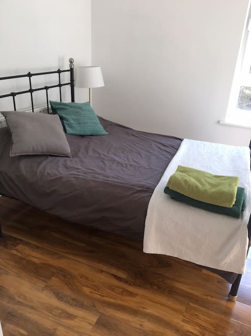 Double bed with comfy matrass