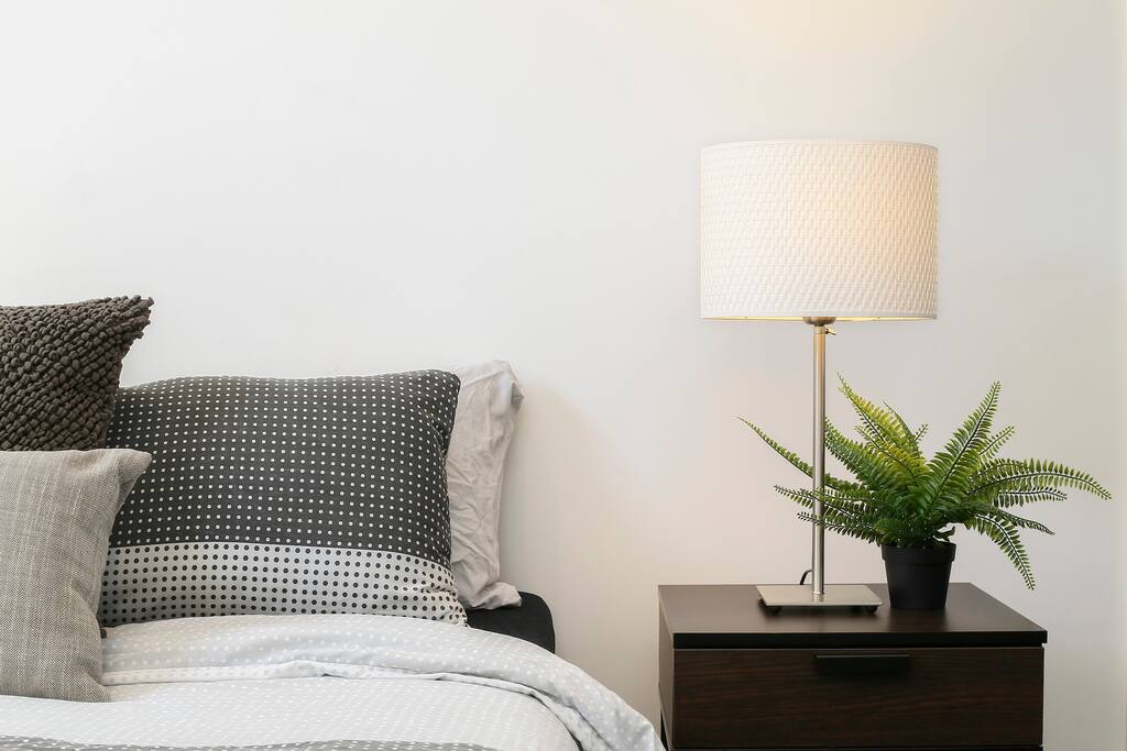 Tastefully furnished.