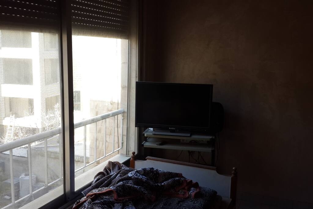 TV and guest area