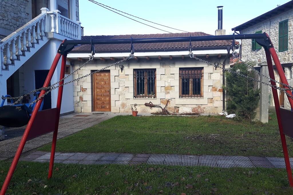 Jardín y txoko