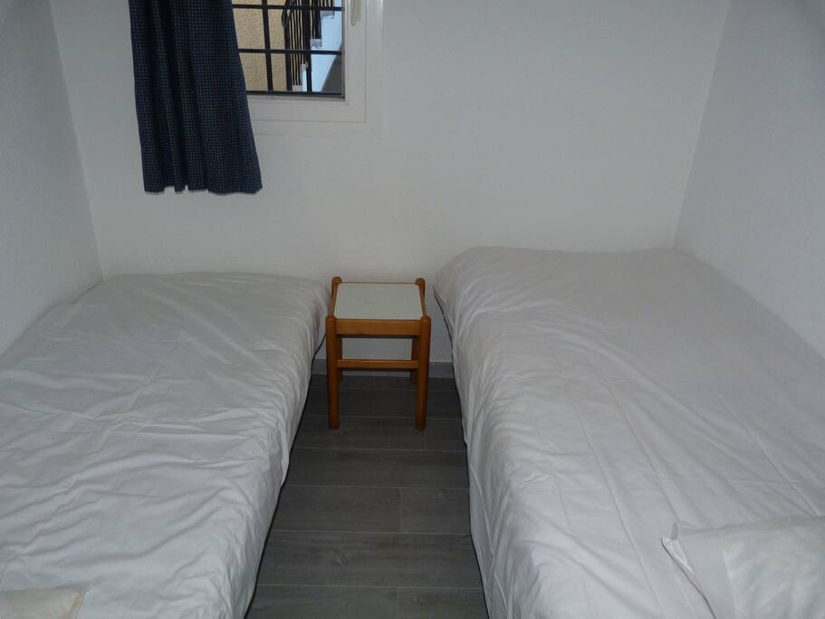 chambre avec lit jumeau