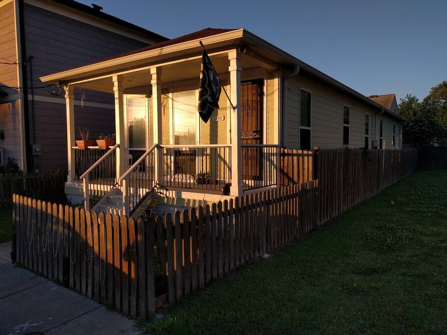 Traditional shotgun style NOLA home but with the benefit of a modern layout!