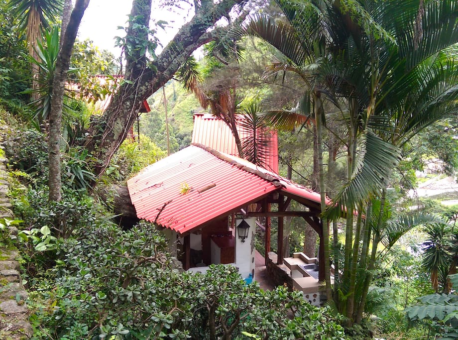 View from the trail down to the Cabins - Vilcabamba