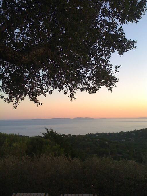 Un des couchers de soleil !