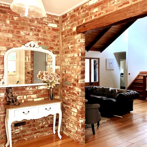 Guest wing in a country home on acreage.