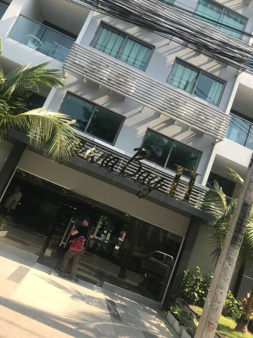 The condominium block