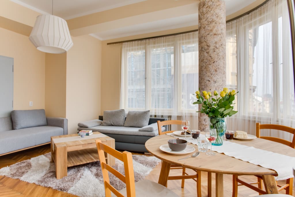 The apartment is really bright and very comfortable.