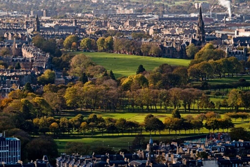On the edge of the meadows park - where all the festival action takes place!