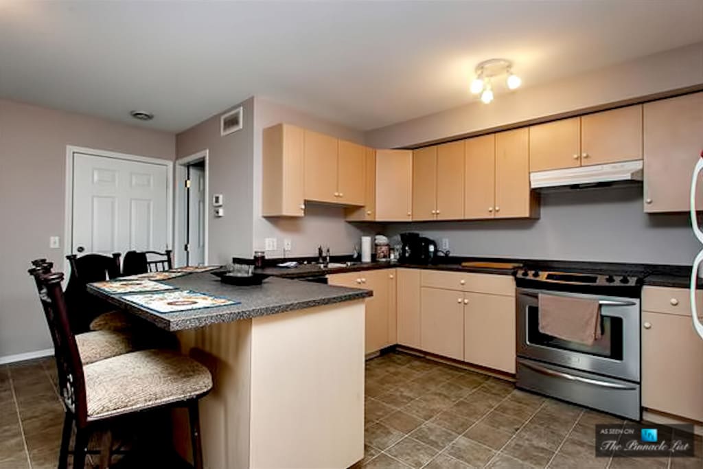 Kitchen and dining area